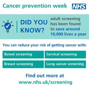 Cancer prevention action week